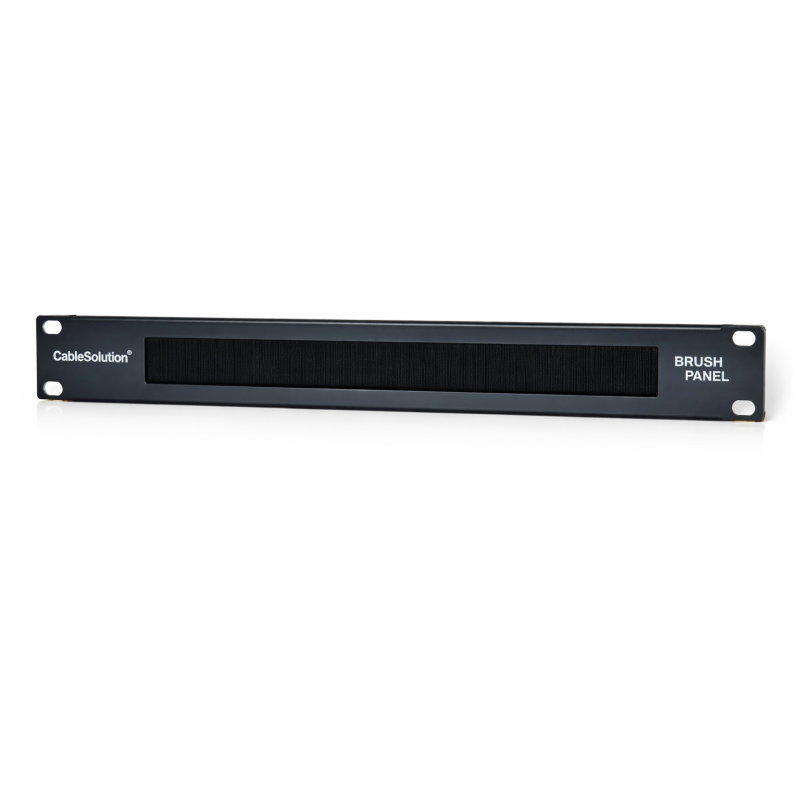 Brush Panel 1U CableSolution for Computer Cabinet and 19’’ Network Rack
