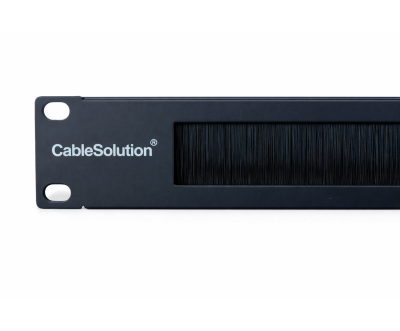 Brush Panel 1U CableSolution for Computer Cabinet and 19’’ Network Rack