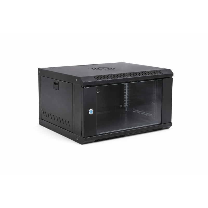 Armoire Informatique Mural 9U 600x450mm – CableSolution avec Grande Serrure